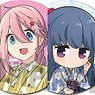 Trading Can Badge Laid-Back Camp Season 2 Kimono Ver. (Set of 6) (Anime Toy)