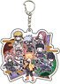 Big Acrylic Key Ring [Naruto: Shippuden] 01 Former 7th Group & Obito & Minato & Kushina & B (Graff Art) (Anime Toy)