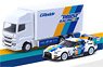 Nissan GT-R NISMO GT3 GT World Challenge Asia Esports 2020 Tarmac eMotorsports with Truck Package (Diecast Car)