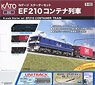 N Scale Starter Set EF210 Container Train (3-Car Set + Master1[M1]) (Model Train)