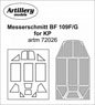 Masking Sheet for Bf109F/G (for KP Models) (Plastic model)