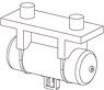 Air Tank Parts for J.N.R. Oldtimer Electric Car (Model Train)