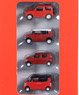 The Car Collection Basic Set `Select` Red (4 Car Set) (Model Train)