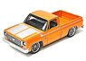 1980 Chevrolet Silverado Orange (Diecast Car)