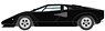 Lamborghini Countach LP5000 QV 1985 Black (Diecast Car)