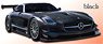 R/C メルセデスベンツ SLS AMG GT3 (黒) (ラジコン)