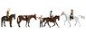 15630 (HO) Horse Riding 1 (Riders) (Model Train)