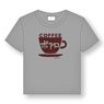 名探偵コナン 喫茶ポアロシリーズ Tシャツ エプロンロゴ グレー Mサイズ (キャラクターグッズ)