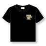 名探偵コナン 喫茶ポアロシリーズ Tシャツ ワンポイント エプロンロゴ ブラック Mサイズ (キャラクターグッズ)