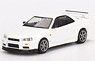 Nissan スカイライン GT-R R34 Vスペック N1 ホワイト (右ハンドル) (ミニカー)