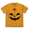 Mobile Suit Gundam: Hathaway`s Flash Pumpkin Mask Face T-Shirt Gold S (Anime Toy)