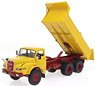 MAN 19.280H Dump Truck 1971 Orange Yellow (Diecast Car)