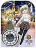 Girls und Panzer das Finale Big Acrylic Table Clock [Anzio High School (Skate)] (Anime Toy)