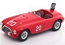 Ferrari 166 MM Barchetta Winner 24h Spa 1949 red (ミニカー)