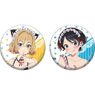 TV Animation [Rent-A-Girlfriend] [Especially Illustrated] Can Badge Set [Swimwear Maid Ver.] B (Anime Toy)