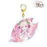 Sakura Miku [Especially Illustrated] Sakura Miku Art by Kuro Big Acrylic Key Ring (Anime Toy)