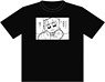 ポプテピピック 黒Tシャツ (ワクチン三回目完了) XL (キャラクターグッズ)