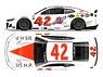 `タイ・ディロン` #42 ペティGMSレーシング スローバック シボレー カマロ NASCAR 2022 ネクストジェネレーション (ミニカー)