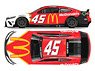 Kurt Busch #45 McDonald`s Throwback Toyota Camry NASCAR 2022 Next Generation (Color Chrome Series) (Diecast Car)