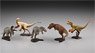 miniQ Dinosaur Excavation 10 The Strongest Hunter Cretaceous North America (Set of 6) (Completed)