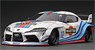 LB-WORKS TOYOTA SUPRA (A90) White/Blue/Red (ミニカー)