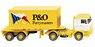 (HO) Containersattelzug 20` (DAF) `P & O` (Model Train)