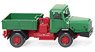 (HO) Heavy Duty Tractor Unit (Faun) Mint Green (Model Train)