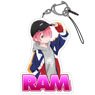 Re:Zero -Starting Life in Another World- Ram Design Acrylic Multi Key Ring (Anime Toy)