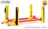 Four-Post Lift - MOPAR Parts & Accessories - Yellow and Red (Diecast Car)