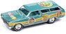 Game of Life 1965 Chevy Station Wagon Light Blue (Diecast Car)