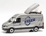 (HO) MAN TGE High Roof Box Truck BF3 `Schwertransporte Esser` [MAN TGE Kasten] (Model Train)
