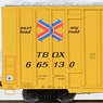 123 52 011 (N) 60` Rib Side High-Cube Double Plug Box Car TTX v.1 #2 RD# TBOX 665130 (Model Train)
