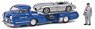MB Schnelltransporter Blaues Wunder with MB 300 SLR with Figurine (Diecast Car)