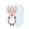 [Miss Shachiku and the Little Baby Ghost] Die-cut Cushion [Lily] (Anime Toy)