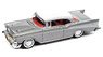 1957 Chevy Bel Air Inca Silver / White (Diecast Car)