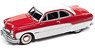 1950 Ford Coupe Red / White (Diecast Car)
