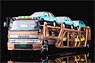 TLV-N225c Isuzu 810EX Car Transporter (Antico ASZ022 Vehicle Carrier Trailer) (Brown Metallic) (Diecast Car)