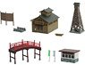 Visual Scene Accessory 106-3 Hot Spring Town Accessory 3 (Hot Springs Resort Accessory Structures 3) (Model Train)