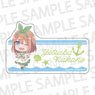 [The Quintessential Quintuplets] Die-cut Plate Badge Yotsuba Nakano (Anime Toy)