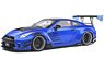 Nissan GT-R (R35) LB WORKS 2020 (Blue) (Diecast Car)