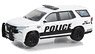Hot Pursuit 2021 Chevrolet Tahoe PPV General Motors Fleet Police Show Vehicle White & Black (ミニカー)