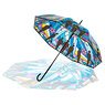 Detective Conan Stained Glass Umbrella (Blue) (Anime Toy)