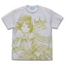 ラブライブ！虹ヶ咲学園スクールアイドル同好会 中須かすみ オールプリントTシャツ ASH L (キャラクターグッズ)