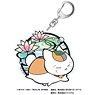 Natsume`s Book of Friends Kirie Series Acrylic Key Ring B Water Lily (Anime Toy)