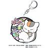 Natsume`s Book of Friends Kirie Series Acrylic Key Ring D Cherry Blossoms (Anime Toy)