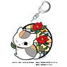 Natsume`s Book of Friends Kirie Series Acrylic Key Ring E Camellia (Anime Toy)