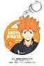 Haikyu!! Wood Plate Key Ring Shoyo Hinata (Anime Toy)