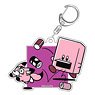 Kirby`s Dream Land Kirby Comic Panic Glitter Key Ring Mouthful Mode (Vending) (Anime Toy)