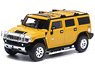 Hummer H2-SUV Metallic Yellow (ミニカー)