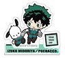 My Hero Academia x Sanrio Characters Acrylic Stand B (Midoriya & Pochacco) (Anime Toy)